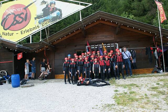 Ferienfahrt 2015 - Schlauchreiten