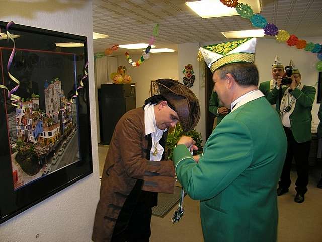 Weiberfastnacht in der Volksbank