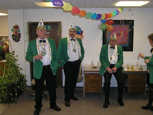 Weiberfastnacht in der Volksbank