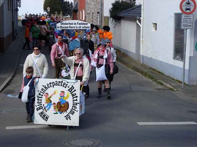 Karnevalszug 2014 - Bilder aus dem Zug