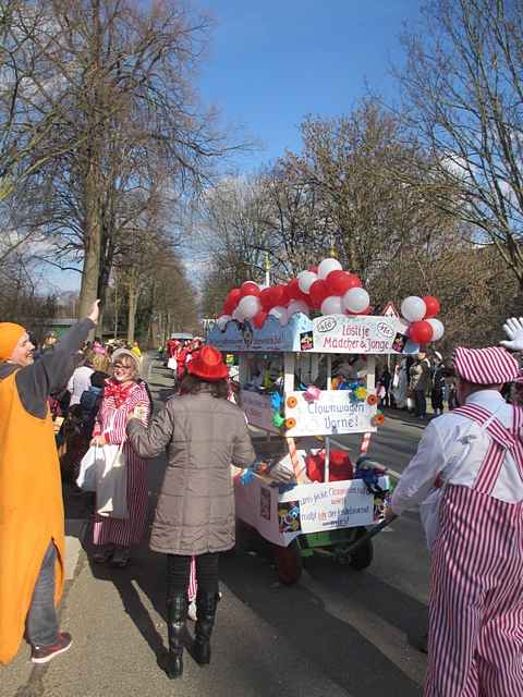 Karnevalszug 2014 - Bilder an der Kommandeursburg