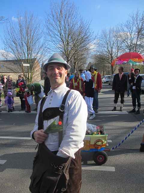 Karnevalszug 2014 - Bilder an der Kommandeursburg