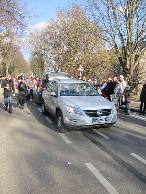 Karnevalszug 2014 - Bilder an der Kommandeursburg