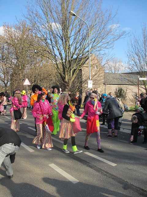 Karnevalszug 2014 - Bilder an der Kommandeursburg