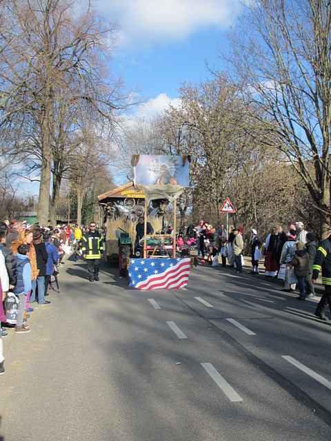 Karnevalszug 2014 - Bilder an der Kommandeursburg