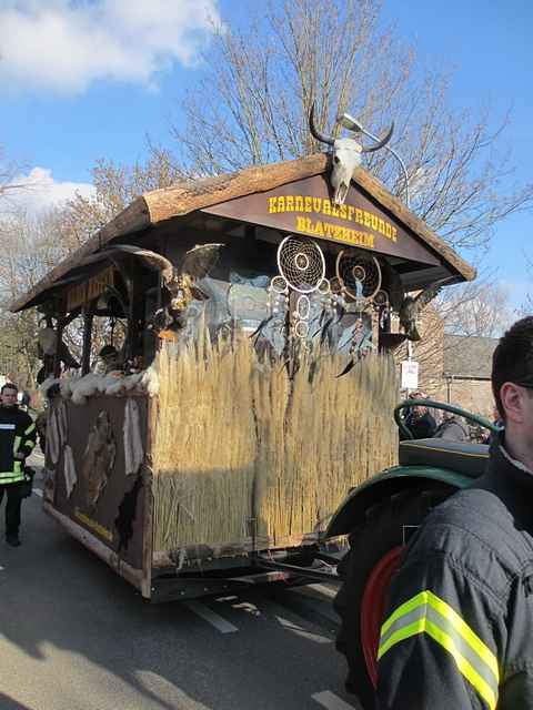 Karnevalszug 2014 - Bilder an der Kommandeursburg