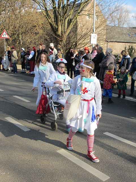 Karnevalszug 2014 - Bilder an der Kommandeursburg