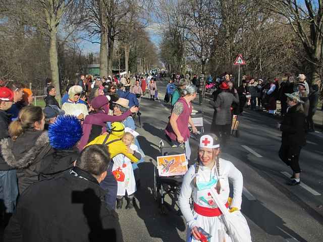 Karnevalszug 2014 - Bilder an der Kommandeursburg