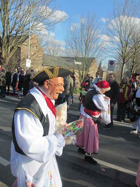 Karnevalszug 2014 - Bilder an der Kommandeursburg