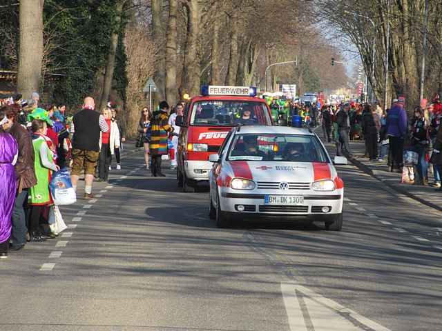 Karnevalszug 2015 - Bilder an der Kommandeursburg