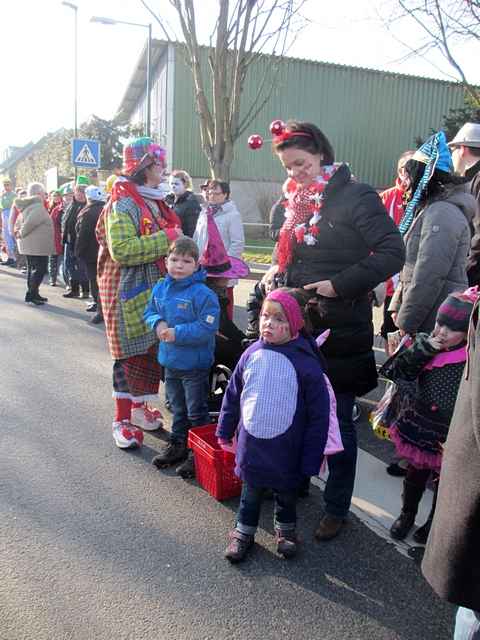 Karnevalszug 2015 - Bilder an der Kommandeursburg