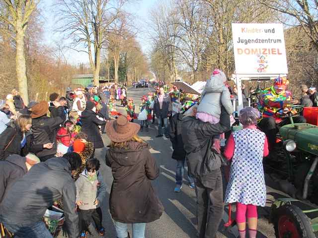 Karnevalszug 2015 - Bilder an der Kommandeursburg