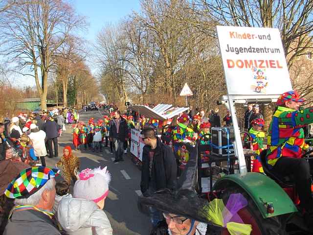 Karnevalszug 2015 - Bilder an der Kommandeursburg