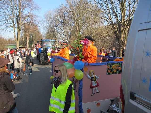 Karnevalszug 2015 - Bilder an der Kommandeursburg