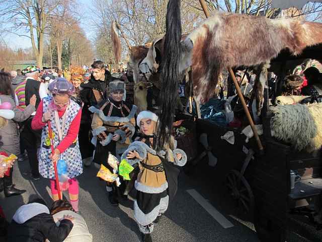 Karnevalszug 2015 - Bilder an der Kommandeursburg