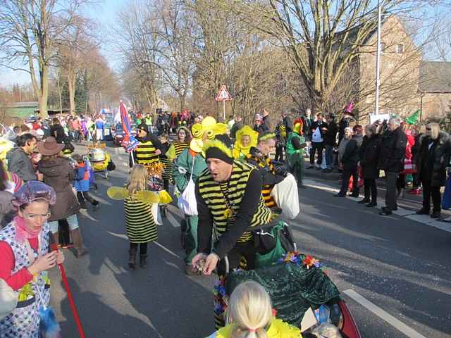 Karnevalszug 2015 - Bilder an der Kommandeursburg