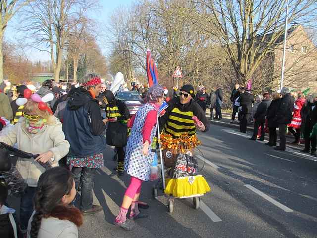 Karnevalszug 2015 - Bilder an der Kommandeursburg