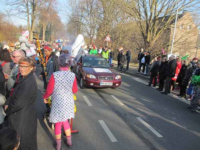 Karnevalszug 2015 - Bilder an der Kommandeursburg