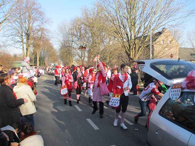 Karnevalszug 2015 - Bilder an der Kommandeursburg