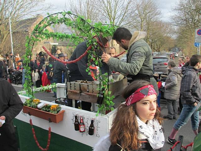Karnevalszug 2016 - Bilder an der Kommandeursburg