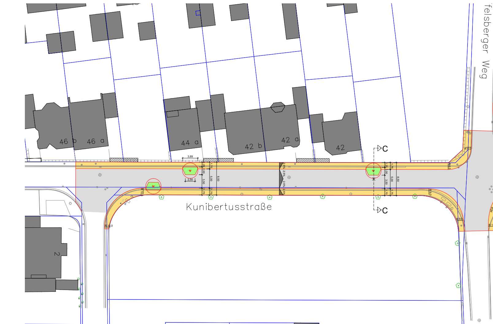 Ausbauplanung Kunibertusstrae