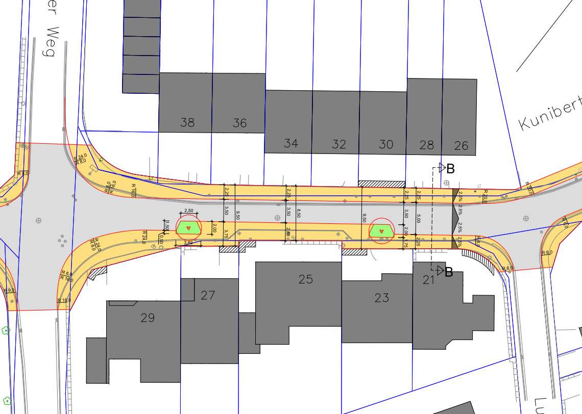 Ausbauplanung Kunibertusstrae