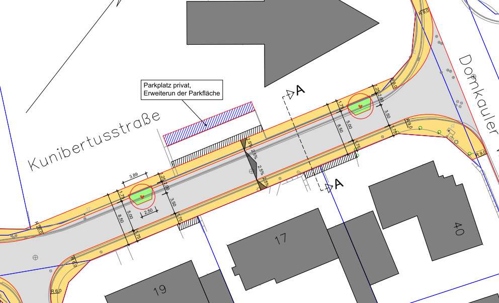 Ausbauplanung Kunibertusstrae