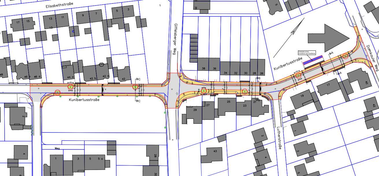 Ausbauplanung Kunibertusstrae