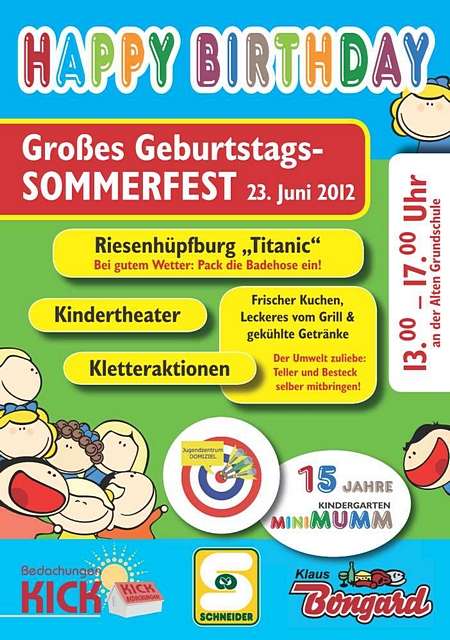 Einladung zum Sommerfest