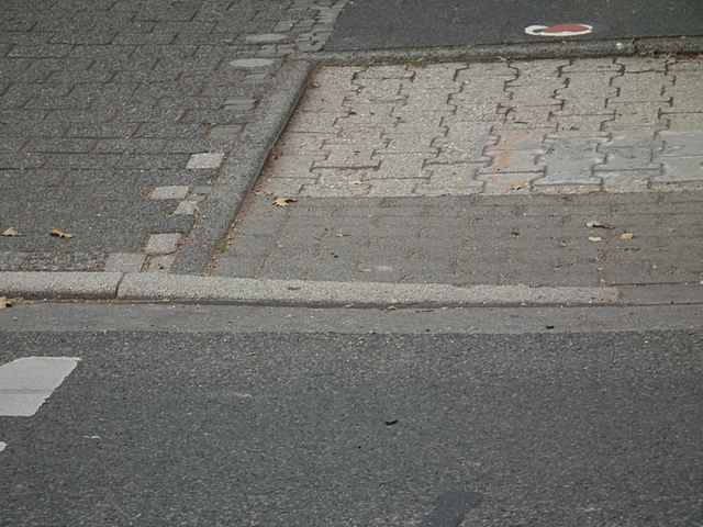 Barrierefreie Gehwege