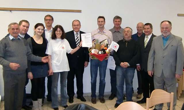 Ehrungen fr Blutspenden