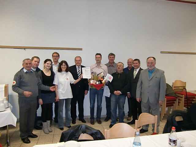 Ehrungen fr Blutspenden