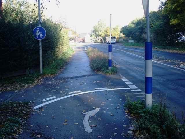 Sicherung fr Radweg