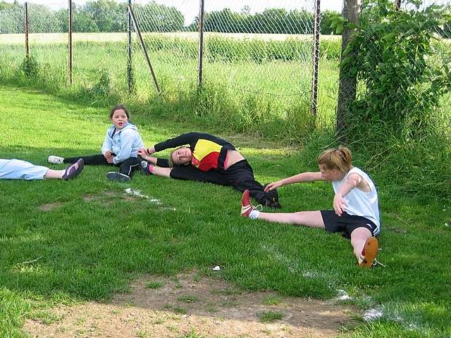 Fuball-Party der Fire Girls