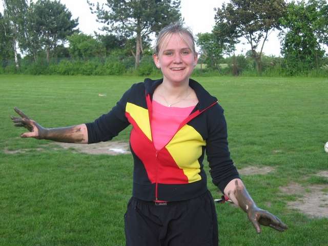 Fuball-Party der Fire Girls