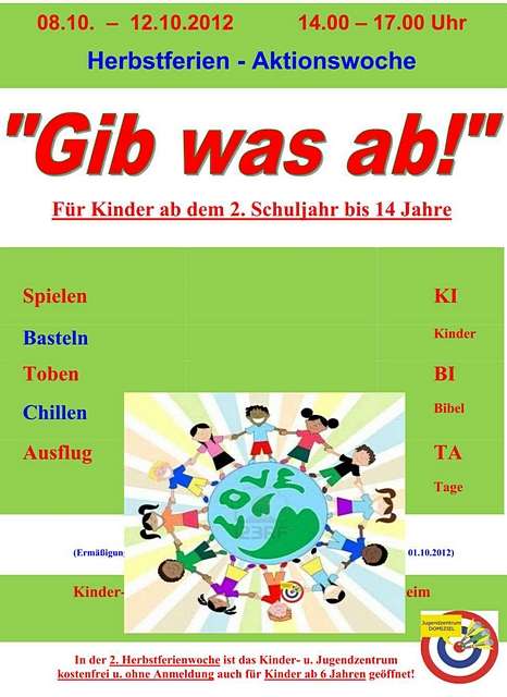 Kinderbibelwoche im DOMIZIEL