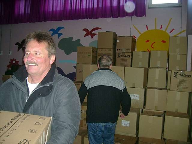 Kleidertransport nach Kaliningrad