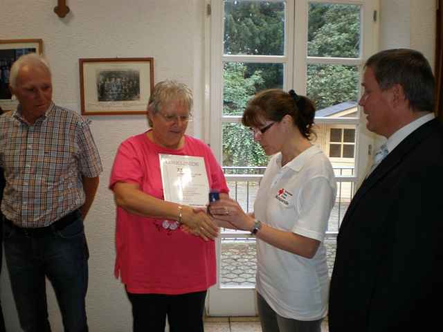 Ehrungen fr Blutspende