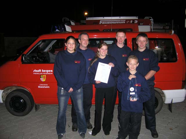 1. Platz fr Jugendfeuerwehr