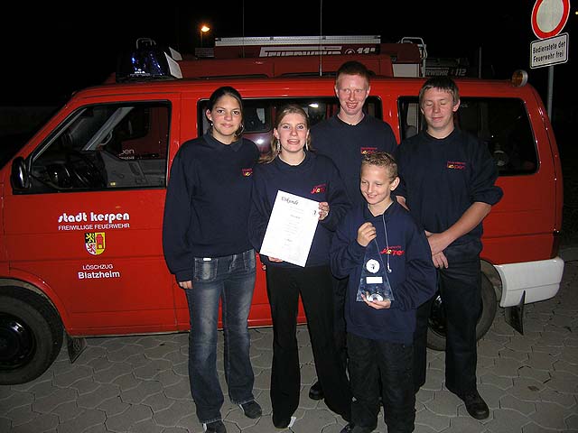 1. Platz fr Jugendfeuerwehr