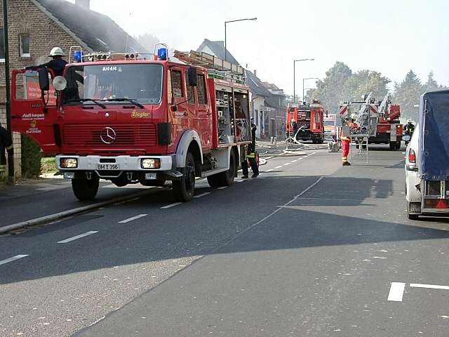 Wohnungsbrand in Bergerhausen