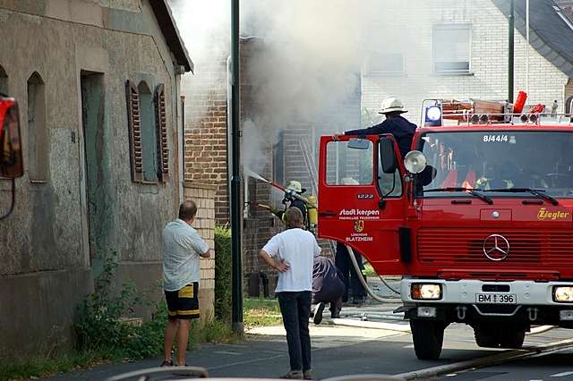 Wohnungsbrand in Bergerhausen