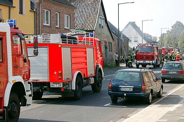 Wohnungsbrand in Bergerhausen