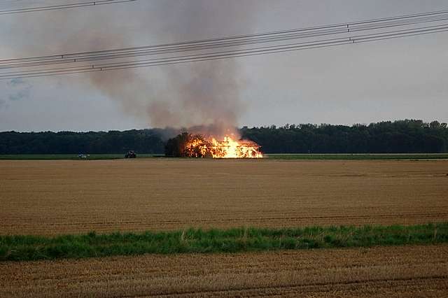 Scheunenbrand in Bergerhausen