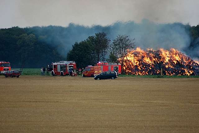 Scheunenbrand in Bergerhausen