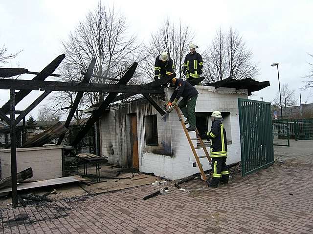 Orkan Emma legte Unterstand um