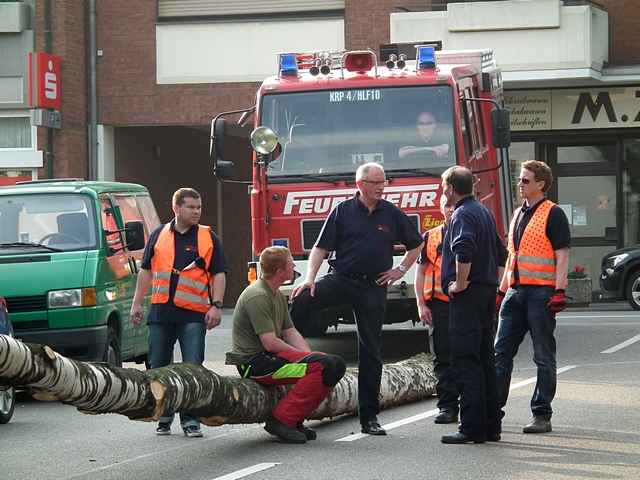 Maibaum der Feuerwehr