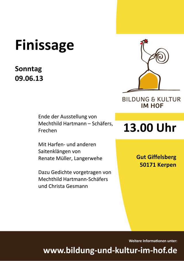 Finissage auf Gut Giffelsberg