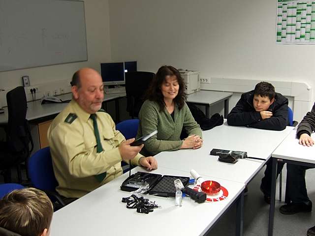Juze bei der Polizei