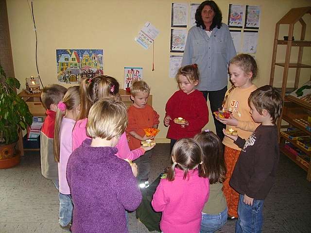 Krippen-Projekt im Kindergarten